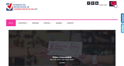 Desktop Screenshot of colimacontraelcancer.org